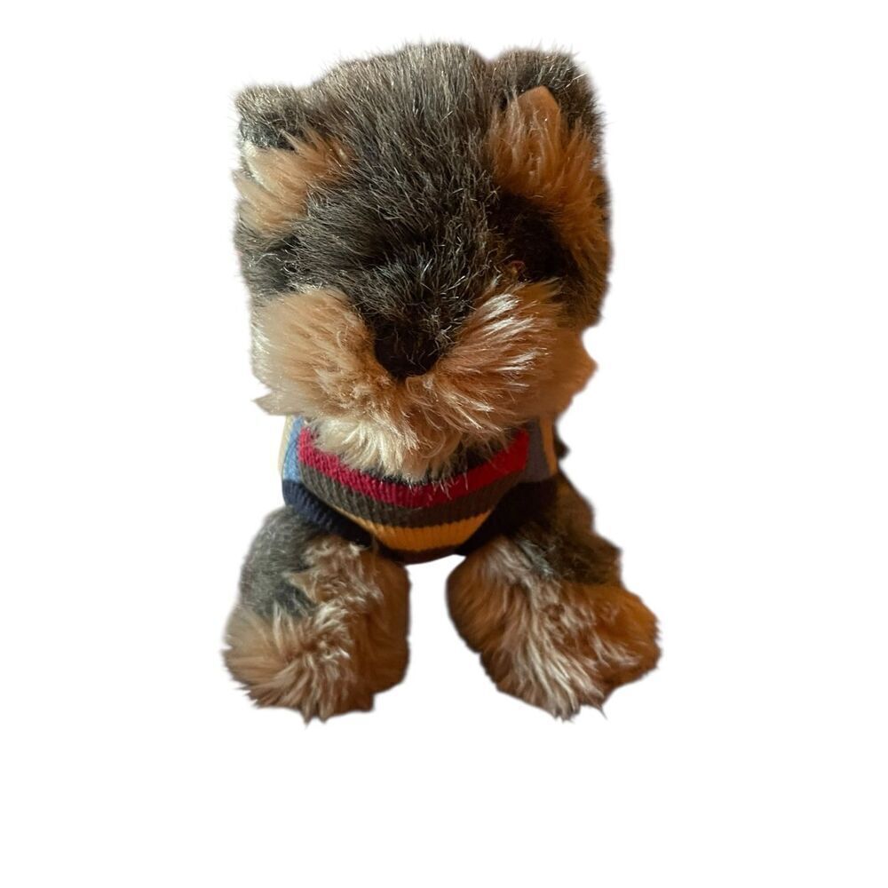 The Children's Place Yorkie Terrier Dog Puppy Plush Stuffed Animal Toy 9"